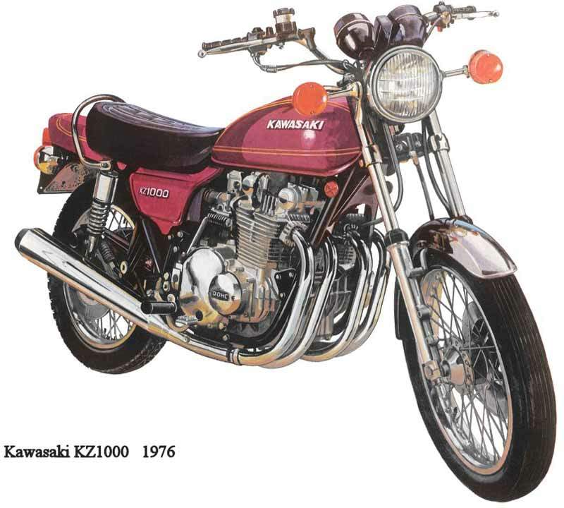 PUB KAWASAKI Z 1000 Z1000 A1 Original Advert Publicité Moto de 1977 